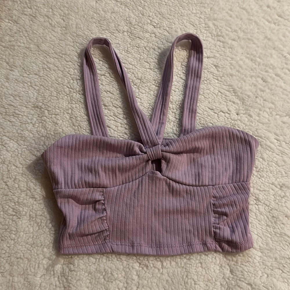 Crop top- lavender